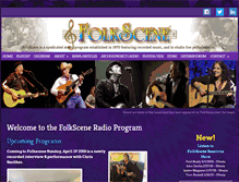 Tablet Screenshot of folkscene.com